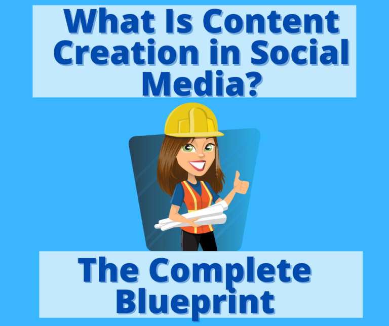 What is content creation in social media