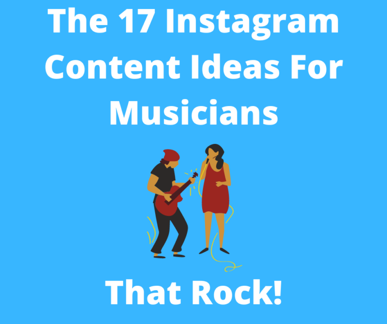 Instagram Content Ideas that rock for musicians